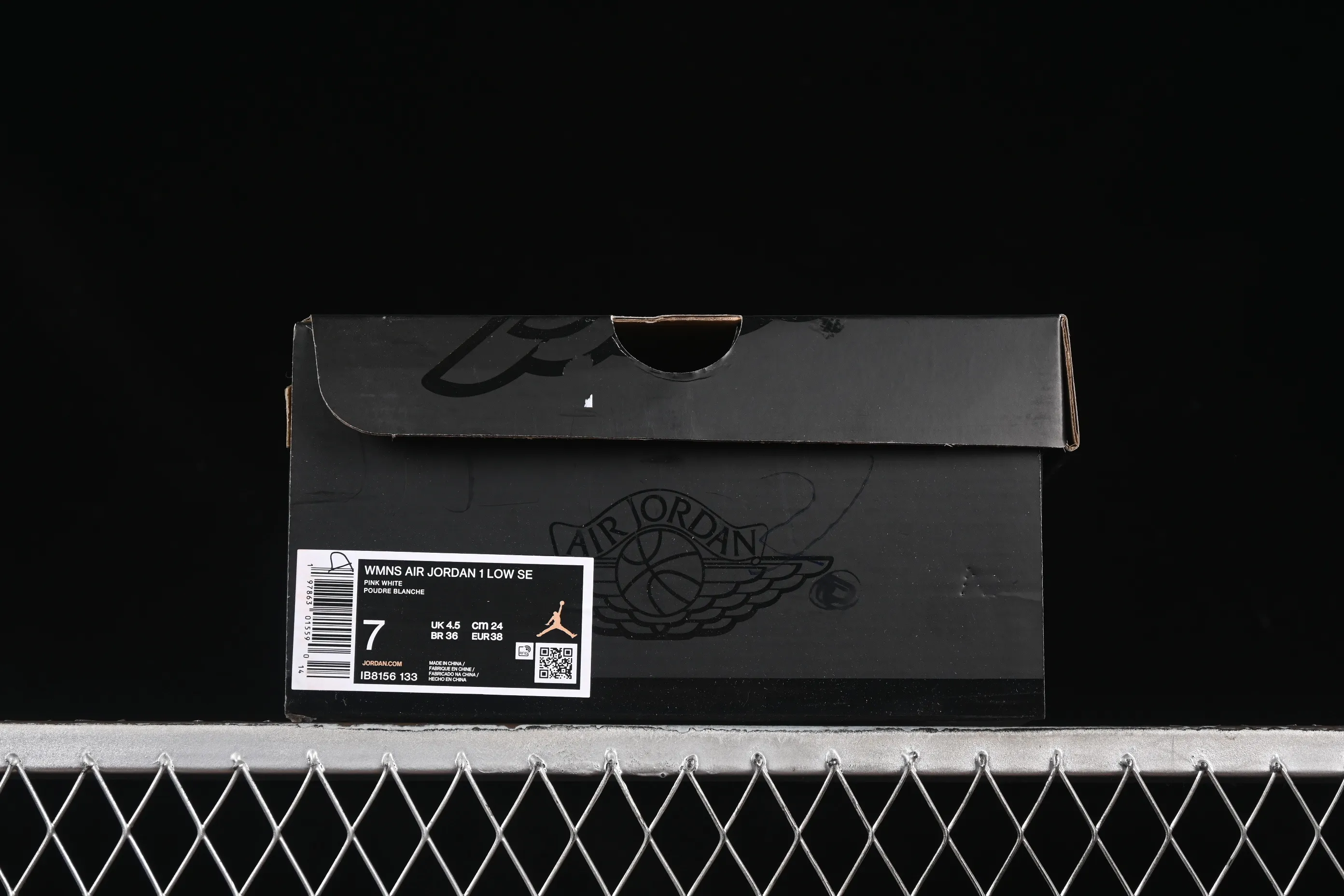 All categories Air Jordan Jordan series basketball shoes Air Jordan 1 Low Air Jordan 1 Low AJ1 Joe 1 white and pink low-top cultural and leisure sports sneakers IB8156-133